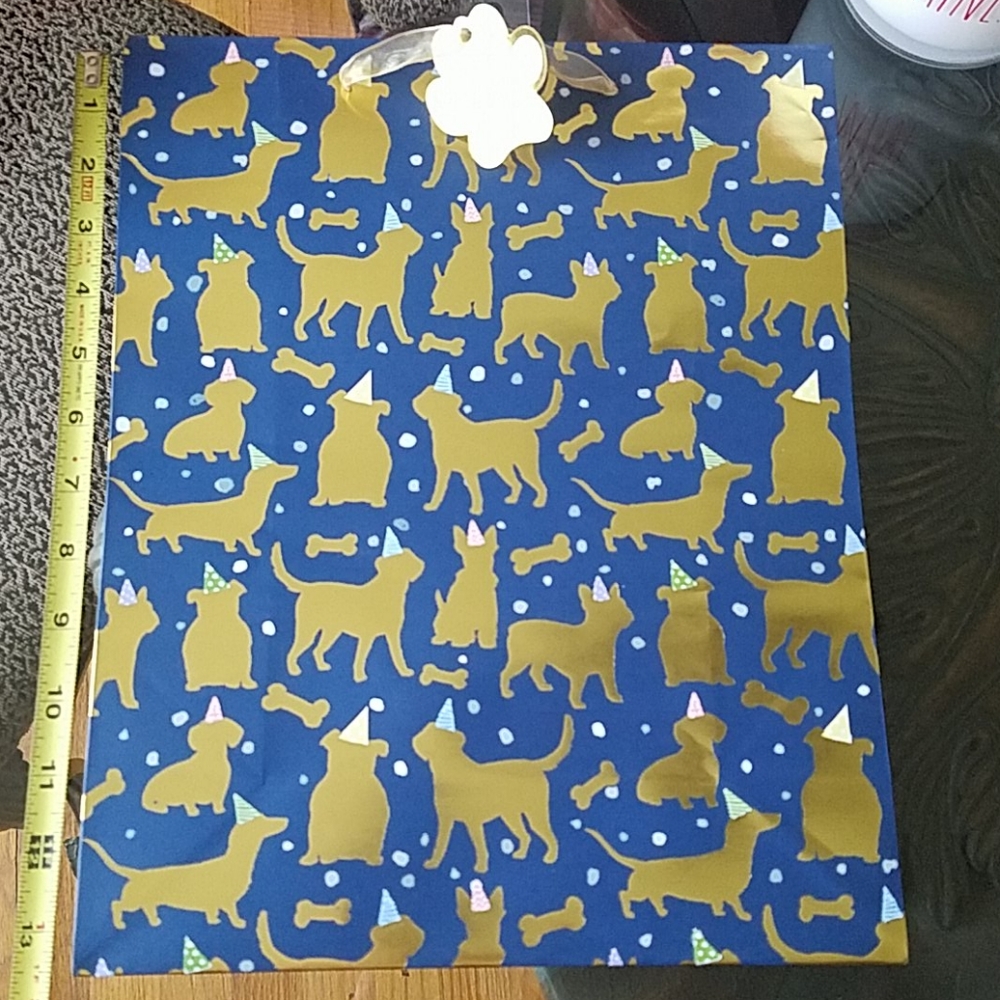 BUNDLE!! BNWT Foil Dogs Gift Bag
